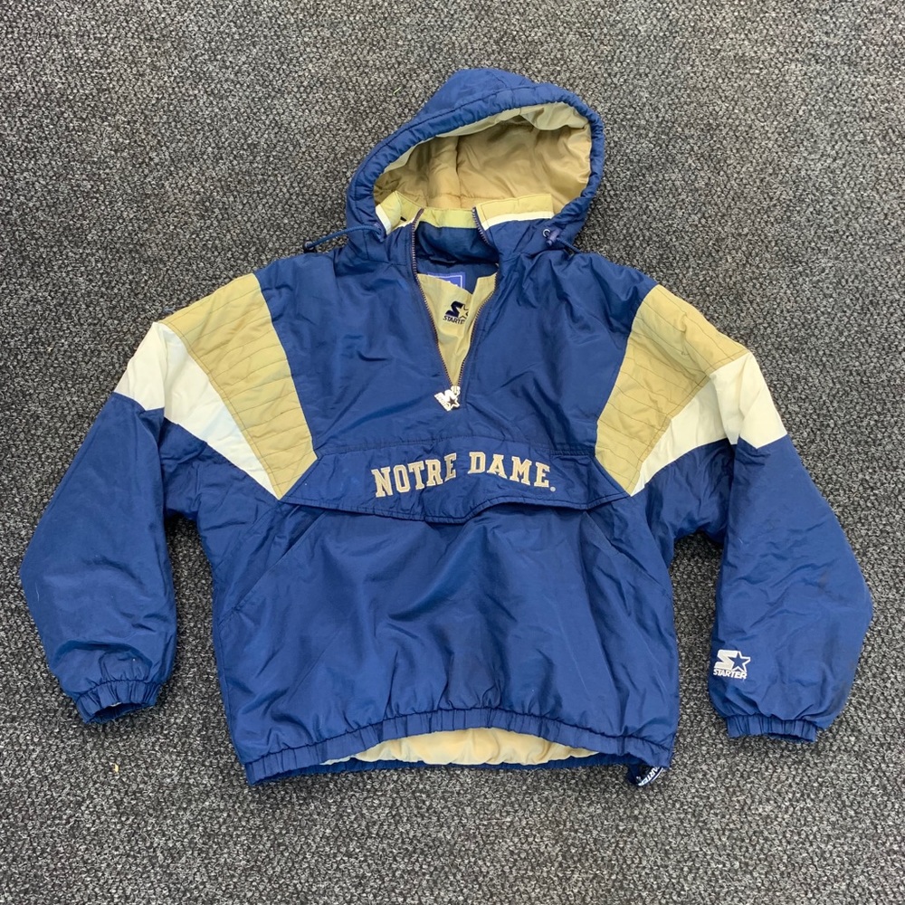 Vintage Starter Notre Dame Fighting Irish Coat XL